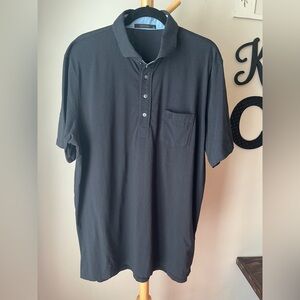 Grayson Men’s Short Sleeve Polo Navy Size XL Shirt Collared